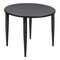 Regency Kahlo Square & Round Tables, 36 W, 36 L, 29 H, Wood, Metal Top, Grey TPL36RNDGYBK - alternate 1